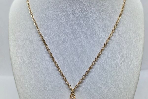 Collar Solitario Brillante