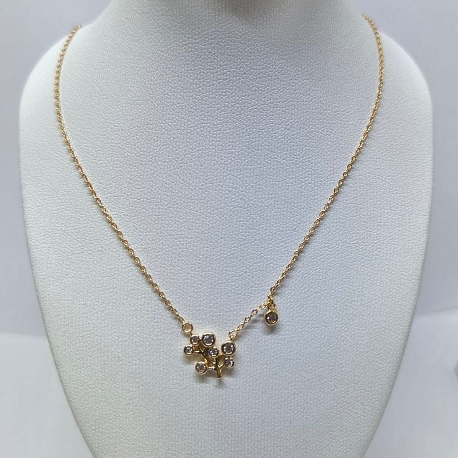 Collar Árbol Brillante